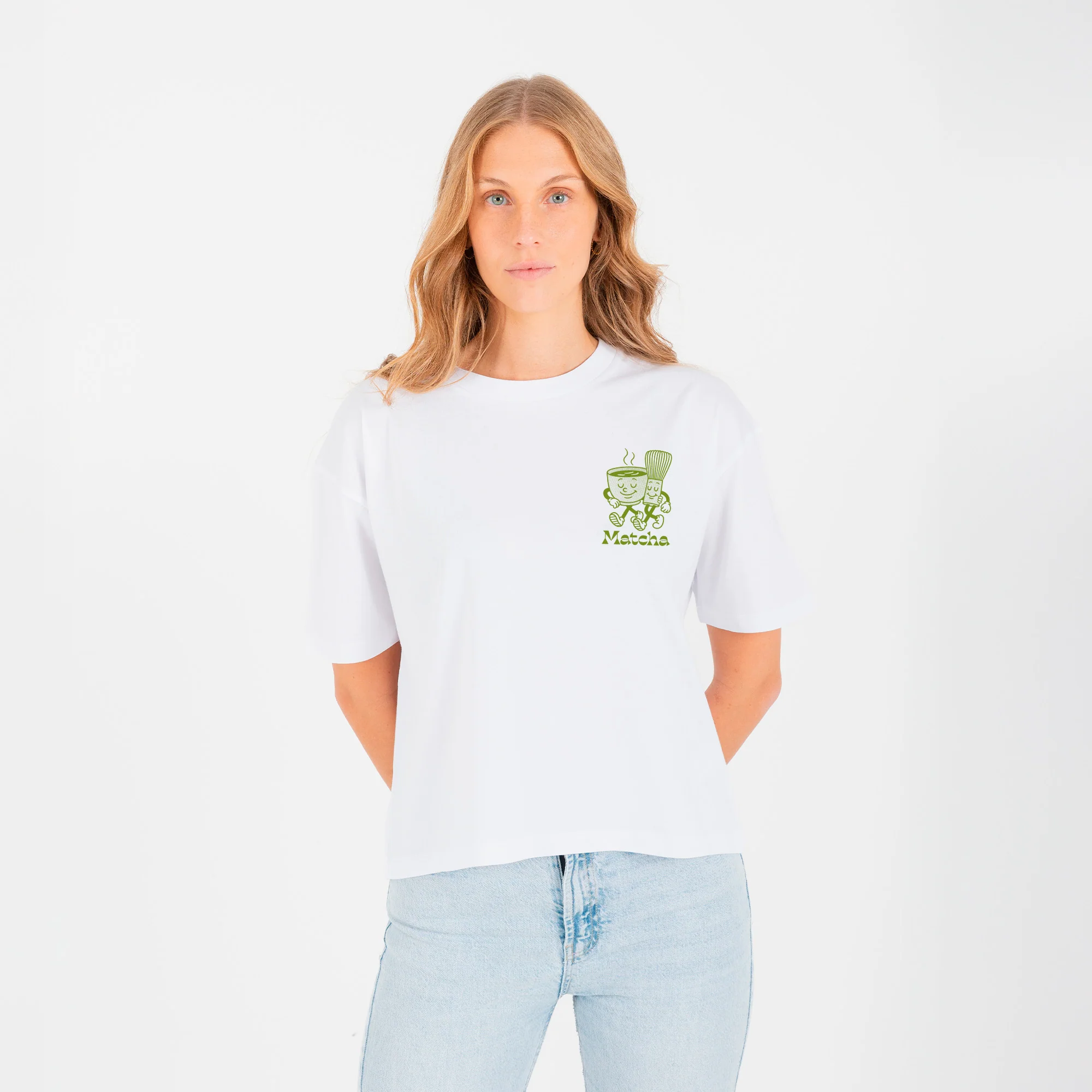 Matcha Friends Cropped Tee - Image 3