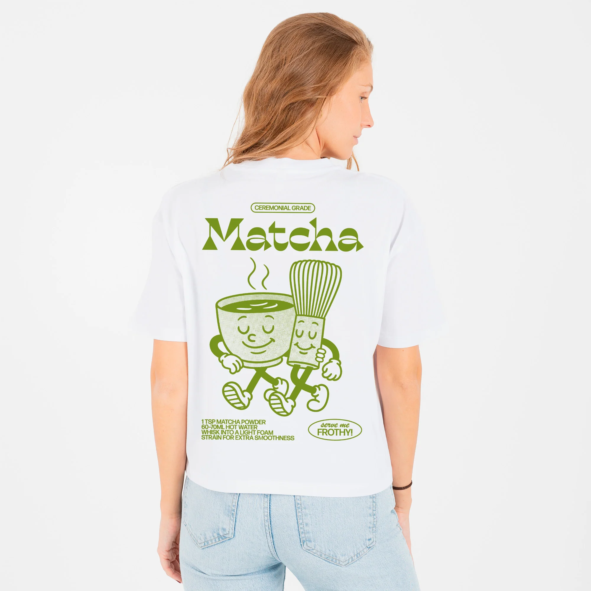 Matcha Friends Cropped Tee - Image 4