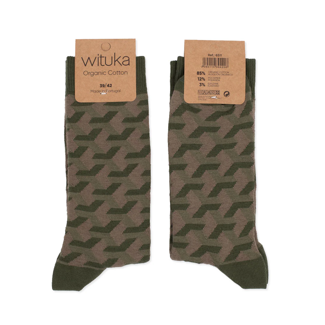 Socks Impossible Figures Green - Image 3