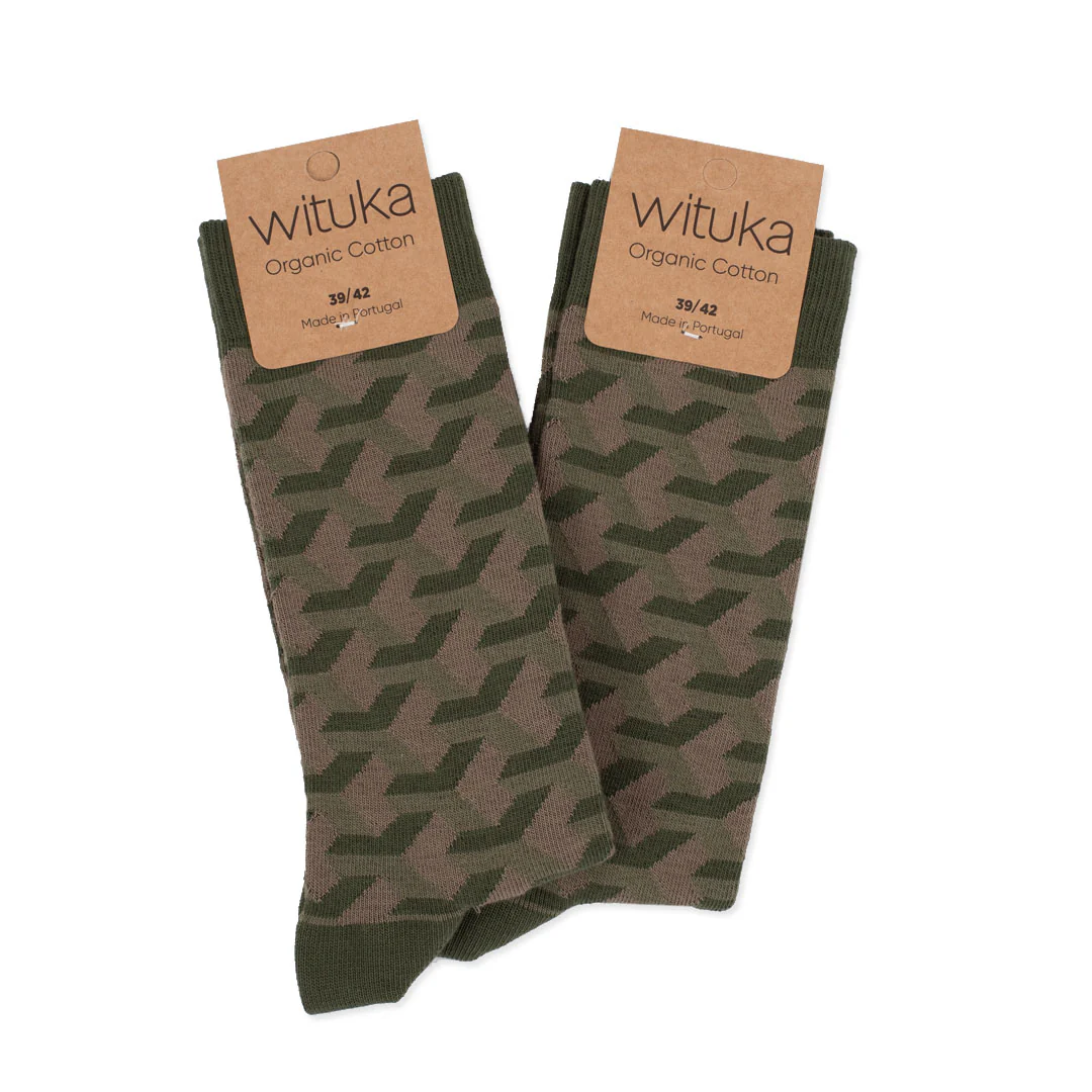 Socks Impossible Figures Green - Image 4