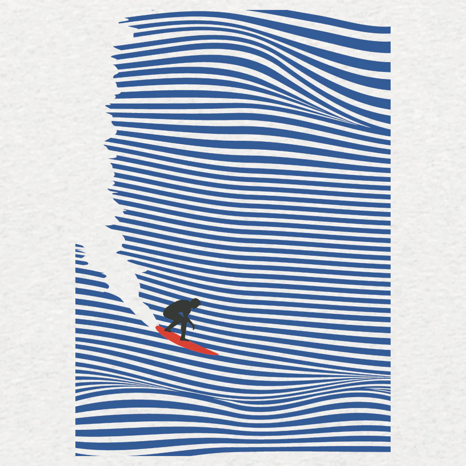 Surfing Jaws Sweatshirt - Image 3