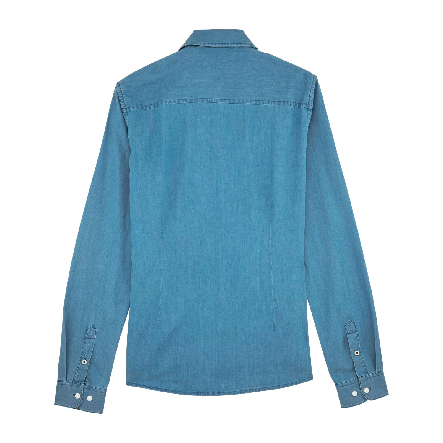 Womens Light Indigo Shirt - Image 3